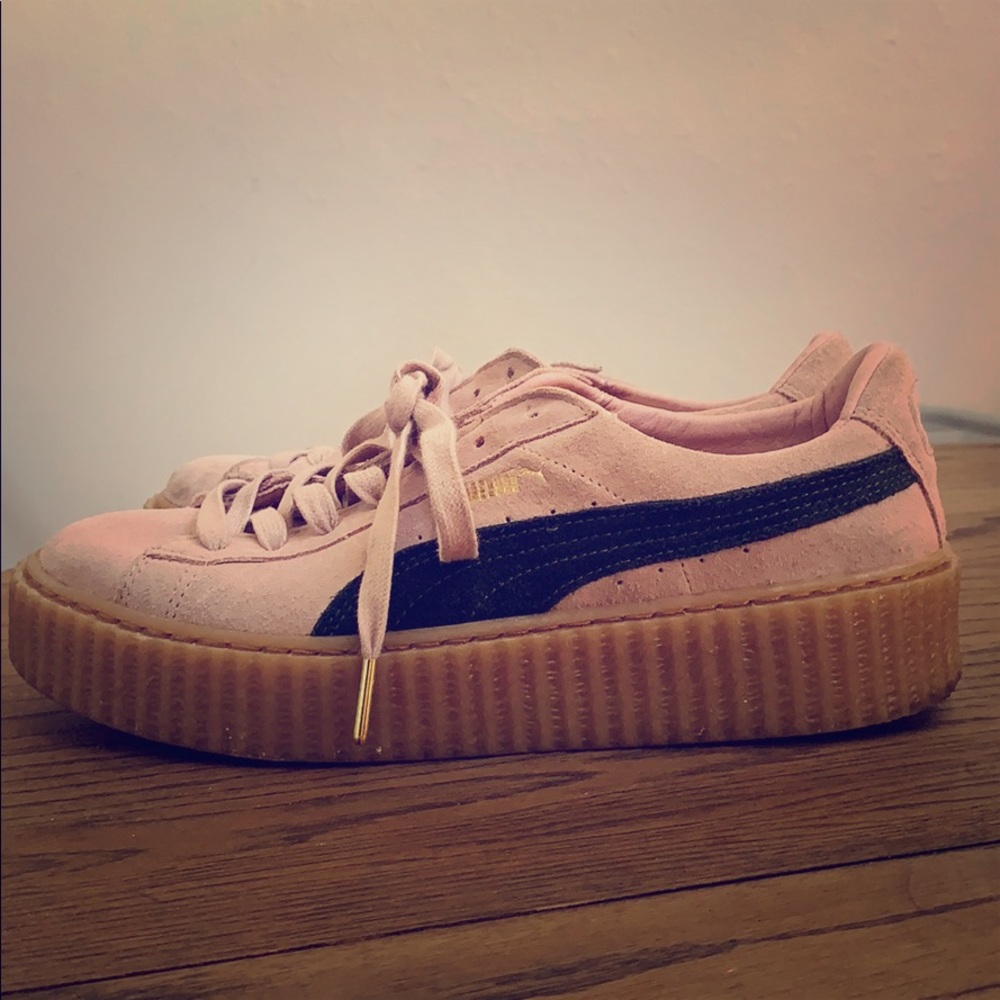 Fenty Puma Creepers Pink and Green